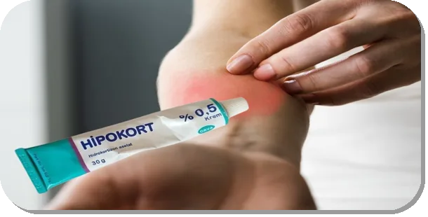 Hipokort krem ile Ciltteki Kızarıklık ve Tahrişin Giderilmesi